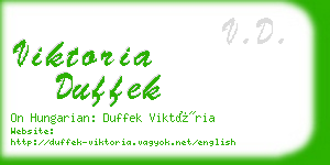 viktoria duffek business card
